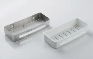 Полка Timo Luiro 18578/13 никель/белый